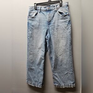 GAP Light Blue Wide Leg High Rise Jeans